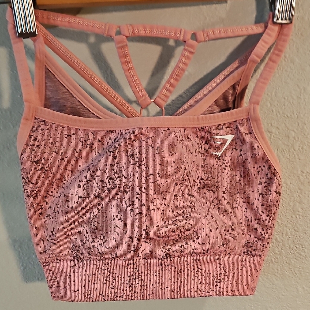 Gymshark Pink Multi-Strap Sports Bra